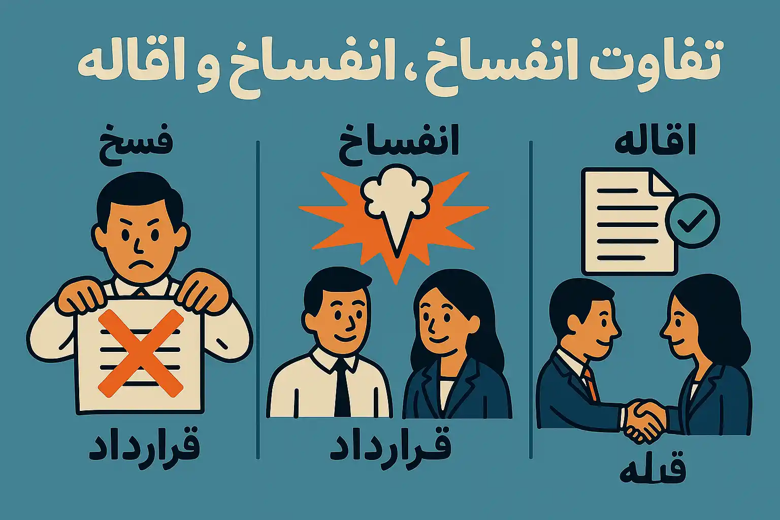 موجبات قانونی انفساخ