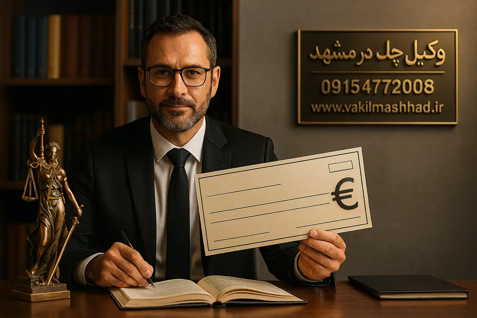 بهترین وکیل چک در مشهد | مشاوره تخصصی و فوری امور چک 2 وظایف وکیل چک در مشهد