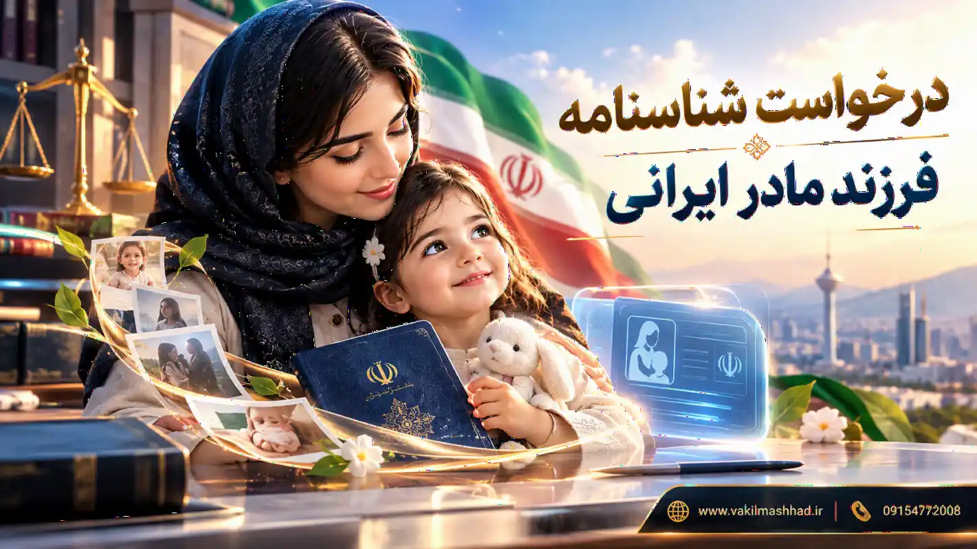 درخواست شناسنامه فرزند مادر ایرانی